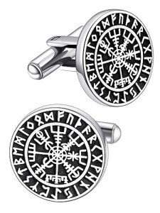 Viking Compass Cufflinks for Men – Norse Style