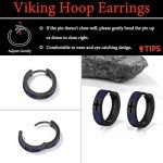 Celtic Hoop Cross Earrings for Men & Women