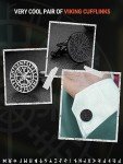 Viking Compass Cufflinks for Men – Norse Style
