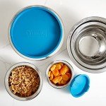 Viking Stainless Steel Mixing Bowl Set with Lids