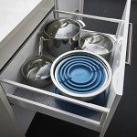 Viking Stainless Steel Mixing Bowl Set with Lids