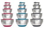 Viking Stainless Steel Mixing Bowl Set with Lids