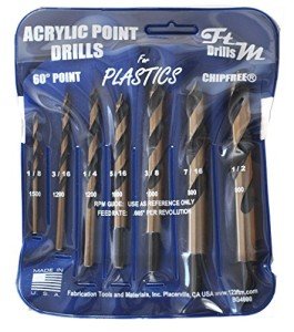 Norseman 7pc Acrylic Point Drill Set