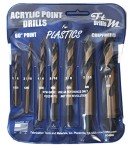 Norseman 7pc Acrylic Point Drill Set