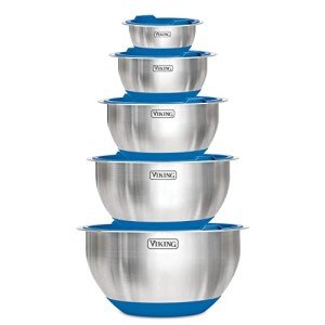 Viking Stainless Steel Mixing Bowl Set - 10 Pieces