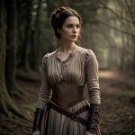 Viking Style Women's Elastic Leather Corset Belt