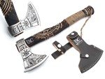 Hand Forged Viking Axe with Rosewood Shaft