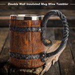 Rustic Dwarven Viking Barrel Mug - 550ML