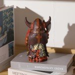 Norseman Viking Warrior Gnome Statue for Decor
