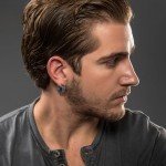 Norseman Sterling Silver Viking Rune Hoop Earrings