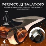 Ragnar Lothbrok Viking Bearded Axe with Sheath