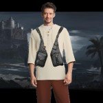 Norseman PU Leather Shoulder Holster for Cosplay