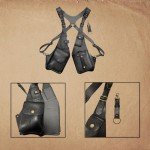 Norseman PU Leather Shoulder Holster for Cosplay
