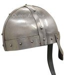 Einar Silver Viking Helmet - Queen Armour Edition