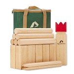 Viking Kubb Yard Game Set with Carrying Case