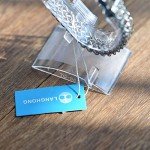 LANGHONG Norse Viking Wolf Bracelet Men's Stainless Steel Mesh Chain Can Open Wolf Mouth Bracelets Talisman Jewelry (Stainless Steel, 21CM)