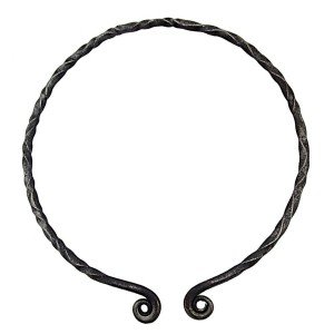 Viking Warrior Handmade Iron Torc Necklace