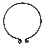 Viking Warrior Handmade Iron Torc Necklace