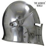 Visored Barbute Helm - Viking Knight Replica