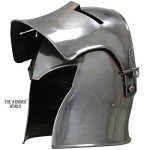 Visored Barbute Helm - Viking Knight Replica