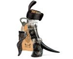 Viking Drinking Horn Set - Authentic Ox Horn Mugs