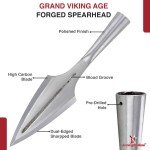 Hand Forged Medieval Style Predrilled Spear Heads