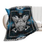 Viking Norse Mythology Warm Plush Throw Blanket