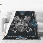 Viking Norse Mythology Warm Plush Throw Blanket