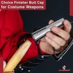 Hand Forged Viking Spangenhelm Spear Butt Cap