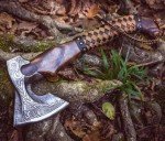 Set of 4 Hand-Forged Viking Battle Axes