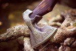 Set of 4 Hand-Forged Viking Battle Axes