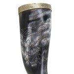 Fenrir Viking Warrior Drinking Horn & Stand Set