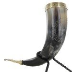 Fenrir Viking Warrior Drinking Horn & Stand Set