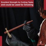 Mini Engraved Viking Throwing Axe with Steel Blade