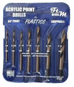 Norseman 7pc Acrylic Point Drill Bit Set