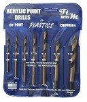Norseman 7pc Acrylic Point Drill Bit Set
