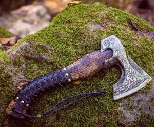 Hand-Forged Viking Axe for Axe Throwing