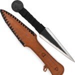 Viking-Style Carbon Steel Throwing Dagger