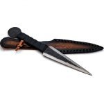 Viking-Style Carbon Steel Throwing Dagger