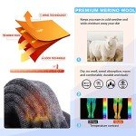 Merino Wool Ski Socks - Thermal Winter Gear (3 Pairs)