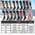 Merino Wool Ski Socks - Thermal Winter Gear (3 Pairs)