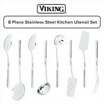 Viking Culinary 8-Piece Stainless Steel Utensil Set