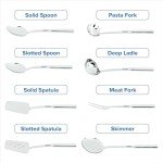 Viking Culinary 8-Piece Stainless Steel Utensil Set