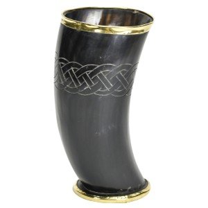 Norse Viking Hooded Raven Drinking Tankard