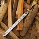 Handmade Viking Riptide Sword with Etching