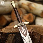 Handmade Viking Riptide Sword with Etching