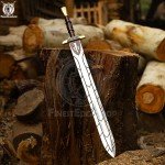 Handmade Viking Riptide Sword with Etching