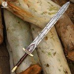 Handmade Viking Riptide Sword with Etching