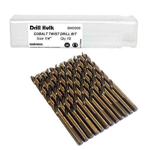 Norseman M35 Cobalt Twist Drill Bits, Pack of 12