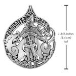 Tyr Pendant - Sterling Silver Norse God Jewelry